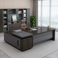 Nouveau mobilier de bureau design Bureau à domicile Table du PDG exécutif en forme de L