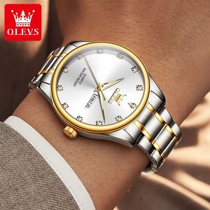   Montre de luxe pour homme 3612, étanche, logo personnalisé OEM, montre classique, calendrier, acier inoxydable, montres à quartz de luxe pour homme - Product Image 3