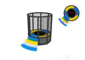 טרמפולינה קטנה ומקורה לילדים בגילאי 3-12 מתאים לחלל שלך לקפיצה חופשית - Product Image 4