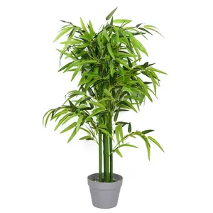 Nearly Natural 6 Feet Wide Green Artificial Bonsai Plants Online Outdoor Silk Plant Artificial Bamboo Tree for Sale