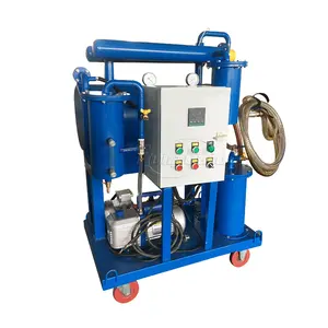 High working class water dehydration vacuum turbine oil purifier machine