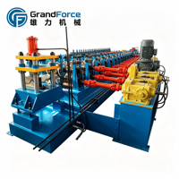 Machine de formage à rouleaux pour garde-corps à triple vague entièrement automatique à grande vitesse, avec moteur et commande PLC, pour garde-corps routier