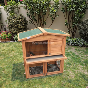 Muebles de lujo modernos para mascotas, conejera de madera maciza y casa para gatos para animales pequeños, elegante jaula para mascotas - Product Image 3