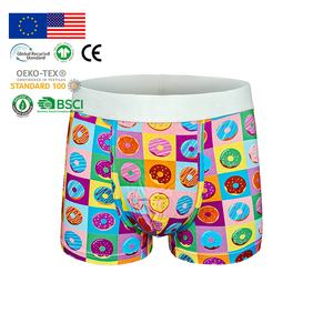 Caleçons Boxers Minimalistes pour Hommes en Gros avec Logo Signature sur la Ceinture, en Jersey Tricoté Doux Anti-Bactérien pour Usage Quotidien - Product Image 1