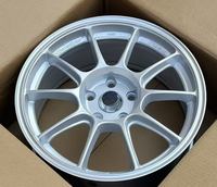 Jantes de Voiture Personnalisées Multibranches Super Légères en Alliage d'Aluminium, 4 ou 5 Trous, TC105, 15 16 17 Pouces, ET40, 4x100, 5x100, 5x112, 5x114.3