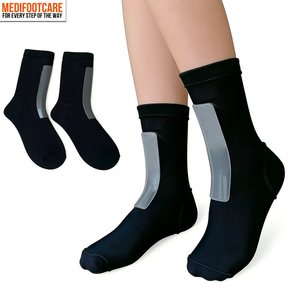 Ayak Bileği Koruyucu Jel Kılıf, Silikon Pedli Malolar Korumalı Paten Çorapları, Artistik Patinaj, Roller, Hokey, Destek Bandı, Atel için - Product Image 6