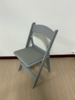 Chaise pliante en résine plastique pour événements et banquets en plein air