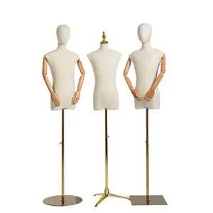 Men's Clothing Store Recommends Boutique Suit High-end Male Models Half Body Men Mannequin