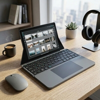 Fabricant de claviers OEM portables rechargeables, clavier pliable Bluetooth avec souris tactile intégrée