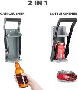 14 UNZEN schwere manuelle große metall wand montiert aluminium soda bier dosen smasher eco freundliche recycling werkzeug hand können brecher - Product Image 5
