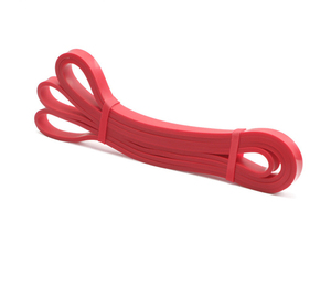 Karet lateks kualitas tinggi 15-35lbs merah 41 ", pita daya latihan resistensi kekuatan <span class=keywords><strong>Loop</strong></span> tarik 4.5mm tebal 13mm lebar portabel - Product Image 4