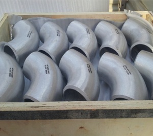 Hợp kim nhôm ống lắp khuỷu tay mông hàn liền mạch bán kính dài bán kính ngắn 90 độ khuỷu tay ống - Product Image 4