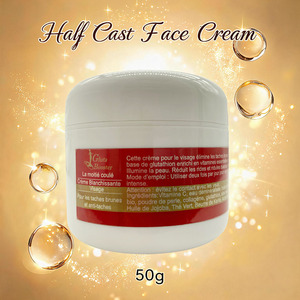 Crème Éclaircissante <span class=keywords><strong>Visage</strong></span> Half Cast au Collagène, Glutathion et Vitamine C – Élimine les Taches Brunes, Protection Antioxydante, Anti-âge - Product Image 4