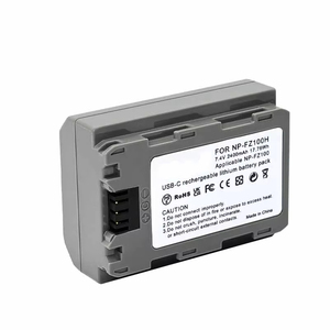 Batterie rechargeable Li-ion USB Type-C NP-FZ100/<span class=keywords><strong>NPFZ100</strong></span> pour appareils photo A7M3/A7R3/A7R4/A9/A7RM3 – En stock, OEM - Product Image 3