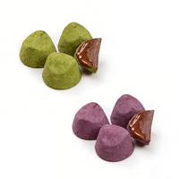 Bonbons au chocolat matcha/rose/truffe noire 60g, chocolat moelleux, boules de chocolat halal, chocolat fourré à la confiture, mini truffes au chocolat
