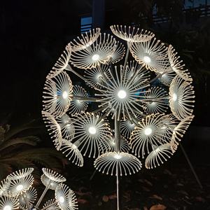 Produzione all'Ingrosso Luce LED a Dente di Leone da Esterno 6M 7M 7,5M in Acciaio Inossidabile 304 Denti di Leone LED RGB - Product Image 4