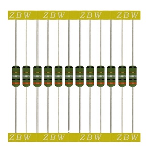 Fournisseur de résistances bobinées KNP 22 ohms, 5W, 0,25W, résistance bobinée 0,22 ohms, 1/4W, 1/2W, 1W, 2W, 3W, résistance bobinée 0,5W - Product Image 2