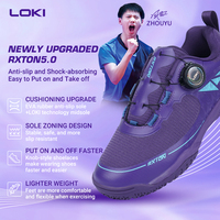 Sepatu Olahraga Ukuran Besar Loki Rxton5.0 untuk Wanita dan Pria, Bahan KPU, Cocok untuk Badminton dan Tenis Meja