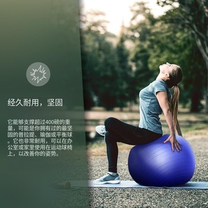 Pelota de Yoga, Pelota de Fitness de 70 cm, Material de PVC Antiexplosión, para Niños y Embarazadas, Equipo de Ejercicio - Product Image 3