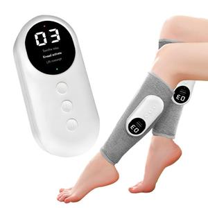 0728 <b>Foot</b> and Leg <b>Massager</b> for <b>Circulation</b> Pain Relief, 2025 Rechargeable Heated Calf with Wireless Air Compression - Product Image 2