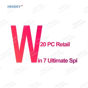 Genuine W7 Ultimate Sp1 20 PC Retail License 100% Online Activation Key Send by Email Or Chat