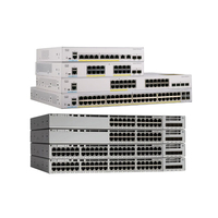 C1000 Cisco-Conmutador de PoE + 4x10G SFP o 1G SFP, Poe, 48 puertos Ethernet PoE + y 370W PoE, 2 unidades, 2 unidades, 1 unidad