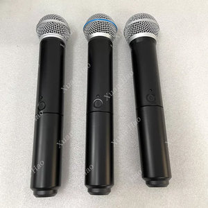 BLX24R BLX4R BETA58 <span class=keywords><strong>PG58</strong></span> UHF Sistema de micrófono de karaoke inalámbrico Micrófono de mano de metal para voces en vivo Karaoke de voz - Product Image 6