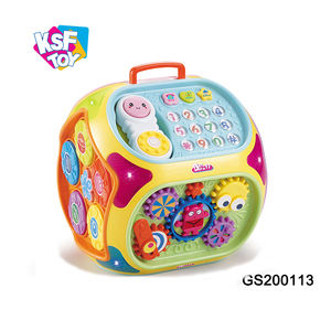 Vente chaude jouet d'apprentissage interactif multifonctionnel éducatif <span class=keywords><strong>cube</strong></span> d'activité pour bébé - Product Image 2