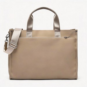 Large Capacity <b>Briefcases</b> and Laptop Tote Bags for Men Fashion Vegetable Tanned Hand Held Travel Bags - Product Image 1