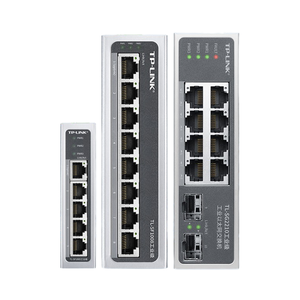 TP-LINK工業用グレードIP65定格プラスチックスイッチレール取り付け & 壁取り付けTL-SF1005 + 5/8/16-ポート設置 - Product Image 2