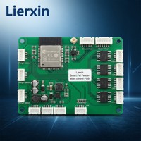 Lierxin ENIG - Comedero Automático Inteligente para Mascotas, 4 Niveles, WiFi, Cámara BLE, Control de Porciones IR, Temporizador, Programación, Aplicación, Alexa, para Perros y Gatos, LEX-PET-FEEDER