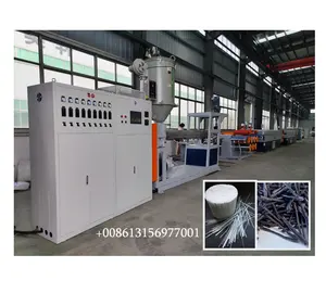 Máquina cortadora de fibra en relieve PP Macro/máquina cortadora de fibra de paquete automático