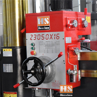 Perceuse radiale électrique à bras oscillant HSHUASHUO Z3050, 380V, diamètre de perçage max. 50mm, moteur 4kW, pompe PLC automatique, Shandong