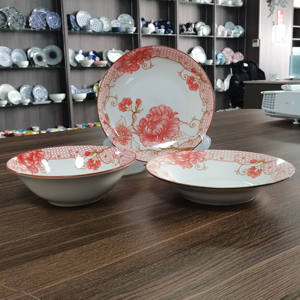 Plato de cena de cerámica tradicional de moda rumana, hueso nuevo chino de cuenco de ensalada, precio de fabricante de Europa, superventas - Product Image 2