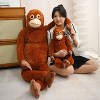 Peluches singe gorille très populaires, figurines de singe, animaux en peluche, petites poupées singe simulées, sacs à dos