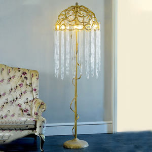 램프 갓 600*2000H 6 * G9 하이 퀄리티 황동 + 유리 이탈리아 패션 수제 플로어 램프와 럭셔리 loror 램프 - Product Image 1