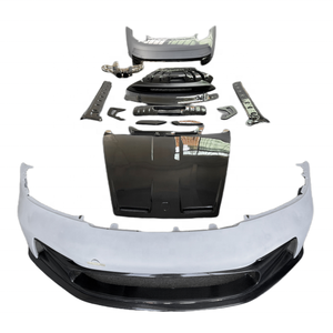 GT3 stile metà in fibra di carbonio paraurti anteriore posteriore gonna posteriore spoiler posteriore Kit corpo di scarico per <span class=keywords><strong>Porsche</strong></span> <span class=keywords><strong>911</strong></span> 992 <span class=keywords><strong>Carrera</strong></span> - Product Image 1