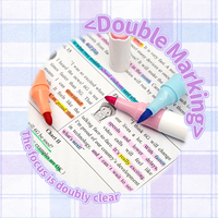 Stylos marqueurs à double pointe changeant de couleur, créez de nouvelles couleurs en superposant les tons de base et de finition, idéal pour les loisirs créatifs des enfants