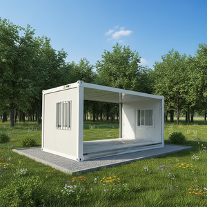 Venta Directa de Casa Modular de 3 Dormitorios y 40 Pies, Color Naranja Marrón Taupe Blanco Hueso Personalizado, Casa Contenedor Plegable en Z - Product Image 1