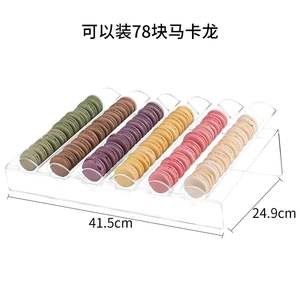 Acrylique macarone dessert biscuit biscuit alimentaire <span class=keywords><strong>présentoir</strong></span> support supports plateau riser cas - Product Image 2