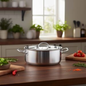 Chef Classic <b>Saucepan</b> With Lid Stainless Steel 3 Quart For Cooking Soups And Sauces - Product Image 3