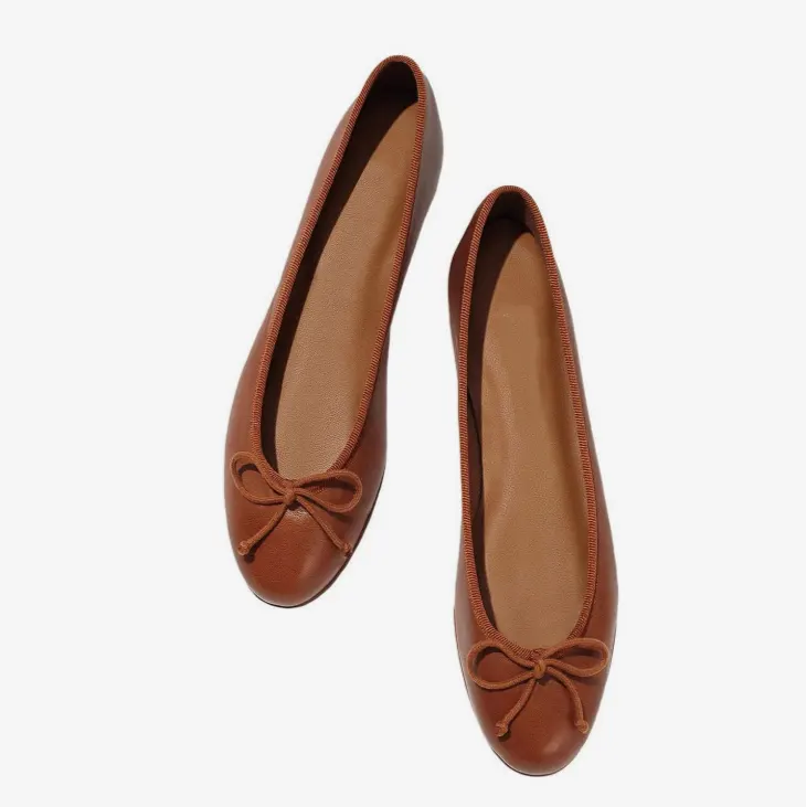 Лидер продаж, классические туфли из натуральной кожи на плоской подошве, принимаются заказы OEM, женские туфли на плоской подошве