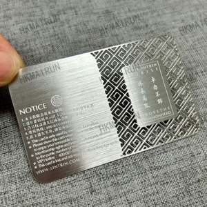 China Factory Name Promotional Gift Warranty Business Cards - Product Image 6