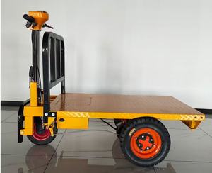 Carretilla Eléctrica de Plataforma Plana de Alta Calidad para Carga Pesada, Carretilla Eléctrica con Asiento, Maquinaria de Construcción - Product Image 6