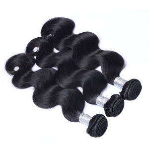 Letsfly Lot de mèches de cheveux humains 100% naturels, couleur noire, 20 pouces, Ondes d'eau/Bouclés crépus, Cheveux Remy bouclés humides pour tressage, Livraison gratuite - Product Image 2