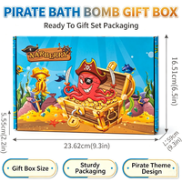 Coffret Cadeau Trésor : Boules de Bain Effervescentes, Boules de Bain Moussantes, Boules de Bain aux Huiles Essentielles, Bombes de Bain Pétillantes