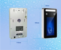 Terminal de Reconocimiento Facial Dinámico a Prueba de Agua con Pantalla Táctil IPS de 5 Pulgadas, Almacenamiento en la Nube y Logotipo Personalizado