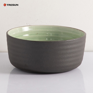 จานเซรามิกพอร์ซเลนลายทางสไตล์เรียบง่าย ชามเคลือบรีแอกทีฟแบบนูนลายตามสั่ง สำหรับร้านอาหารและโรงแรม - Product Image 6