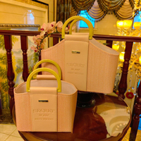 Sacs cadeaux personnalisés de luxe pour fêtes, boîtes à dragées de mariage, boîtes à chocolats avec poignée