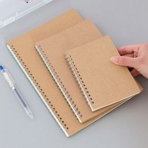 Cuaderno de Espiral A5/B5 de Papel Kraft para Estudiantes, Libreta de Hojas Sueltas, Bloc de Notas con Logotipo Impreso, Promoción al por Mayor - Product Image 3